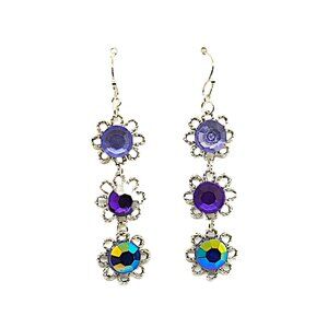 Three Purples Earrings